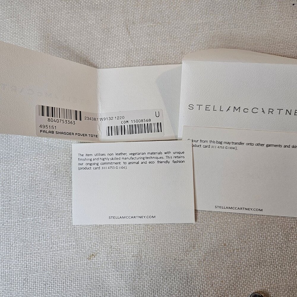 Stella McCartney Falabella Studded Tiny Tote Bag With Card - Picture 3 of 10